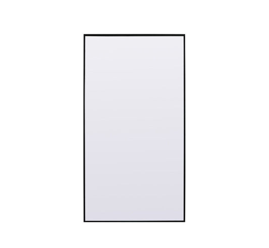 Elegant Furniture & Lighting - Eternity Metal Frame Rectangle Full Length Mirror 36x72 Inch in Black - MR4FL3672BK veiw 1