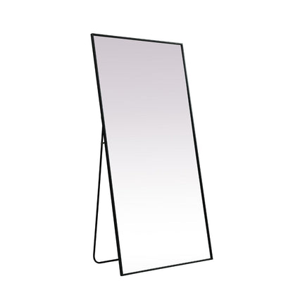 Elegant Furniture & Lighting - Eternity Metal Frame Rectangle Full Length Mirror 36x72 Inch in Black - MR4FL3672BK veiw 6