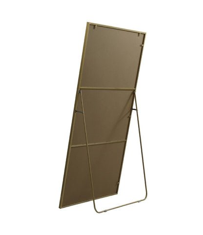 Elegant Furniture & Lighting - Eternity Metal Frame Rectangle Full Length Mirror 36x72 Inch in Brass - MR4FL3672BR veiw 7