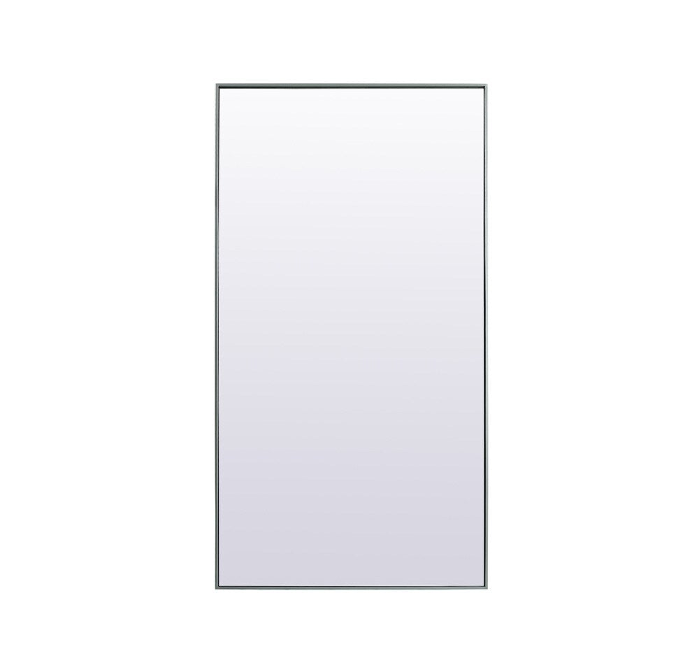 Elegant Furniture & Lighting - Eternity Metal Frame Rectangle Full Length Mirror 36x72 Inch in Silver - MR4FL3672S veiw 1