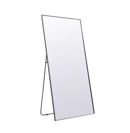 Elegant Furniture & Lighting - Eternity Metal Frame Rectangle Full Length Mirror 36x72 Inch in Silver - MR4FL3672S veiw 6