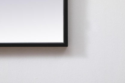 Elegant Furniture & Lighting - Eternity Metal Frame Square Mirror 48 inch in Black - MR44848BK veiw 6
