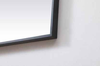 Elegant Furniture & Lighting - Eternity Metal Frame Square Mirror 48 inch in Black - MR44848BK veiw 7