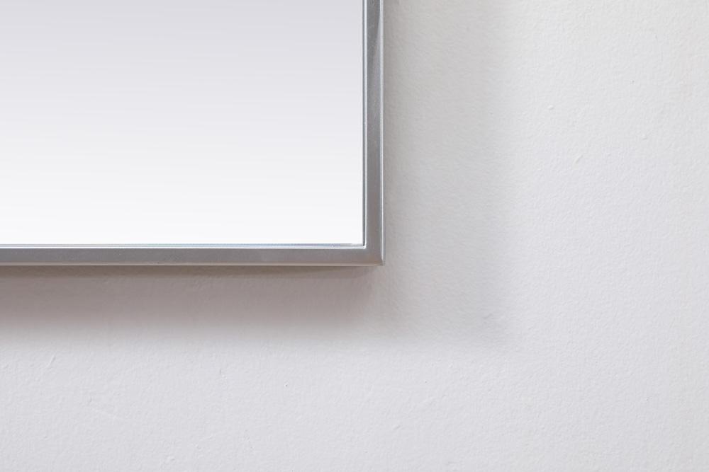 Elegant Furniture & Lighting - Eternity Metal Frame Square Mirror 48 inch in Silver - MR44848S veiw 6