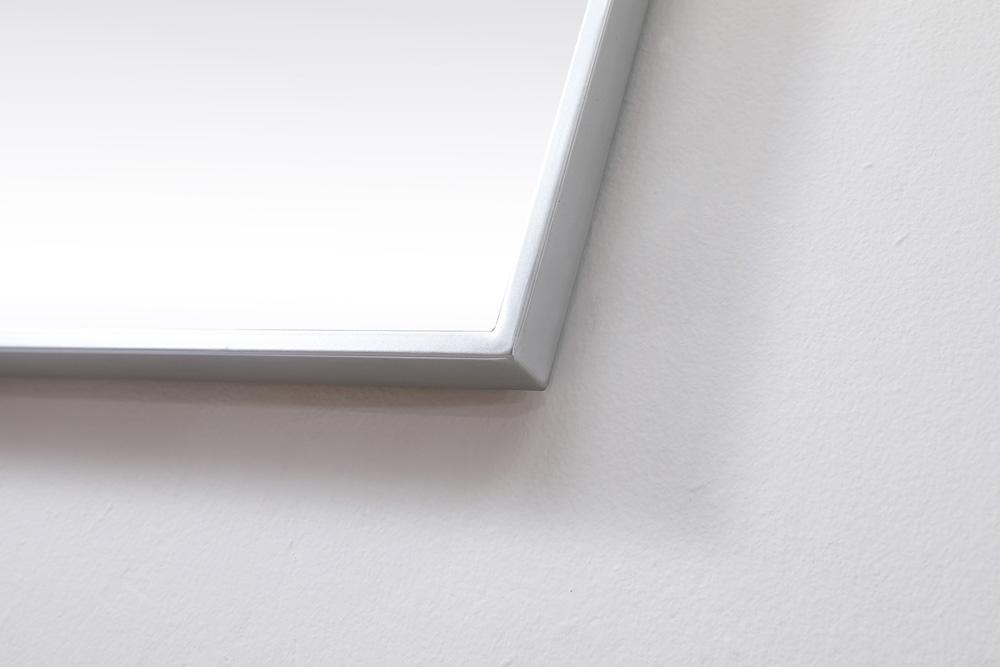 Elegant Furniture & Lighting - Eternity Metal Frame Square Mirror 48 inch in Silver - MR44848S veiw 7