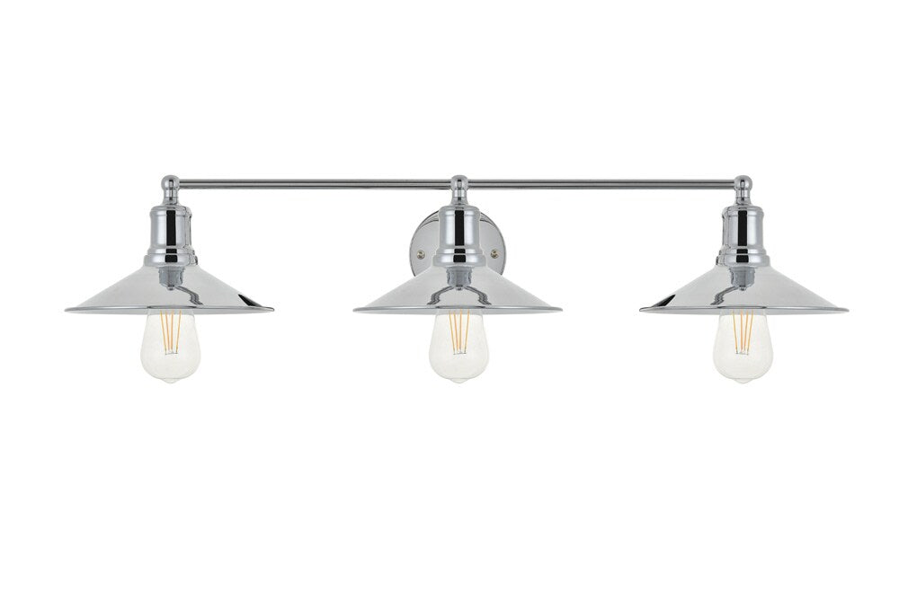 Elegant Furniture & Lighting - Etude 3 light chrome Wall Sconce - LD4033W33C veiw 1