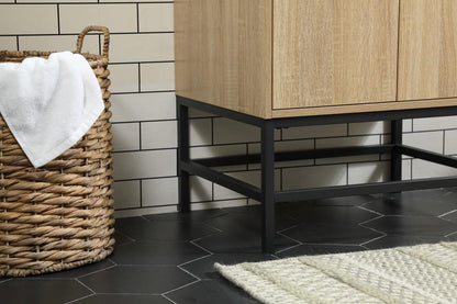 Elegant Furniture & Lighting - Eugene 24 inch Single bathroom vanity in mango wood - VF48824MW veiw 7