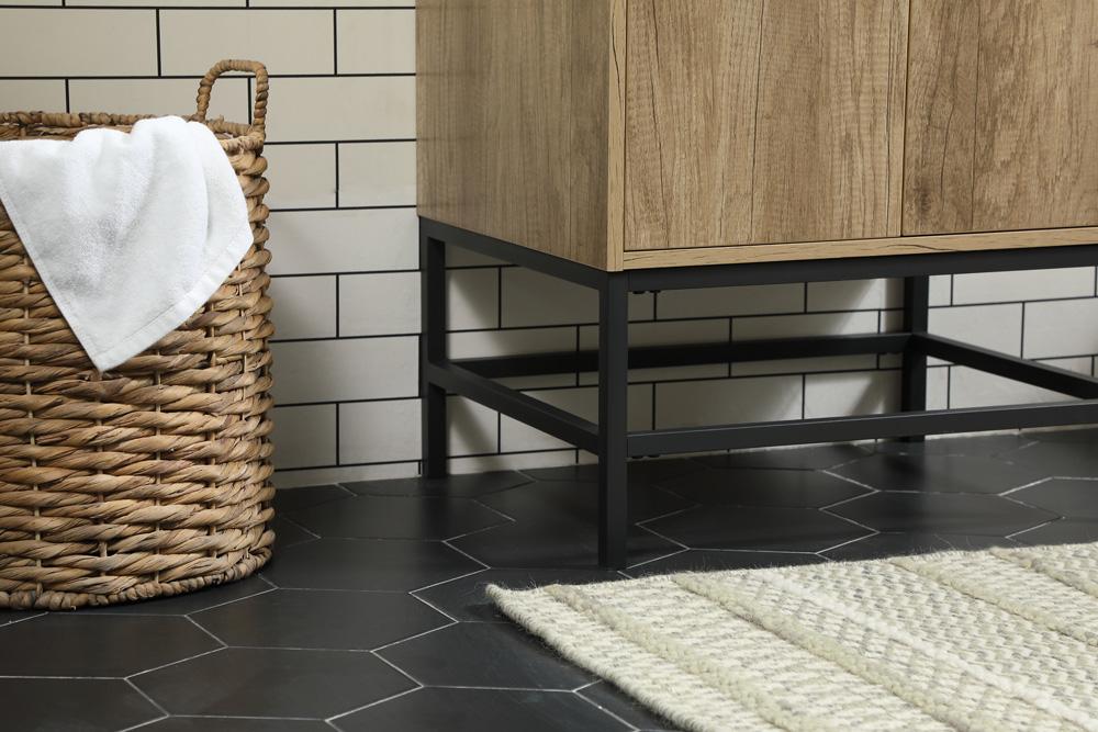 Elegant Furniture & Lighting - Eugene 24 inch Single bathroom vanity in natural oak - VF48824NT veiw 7