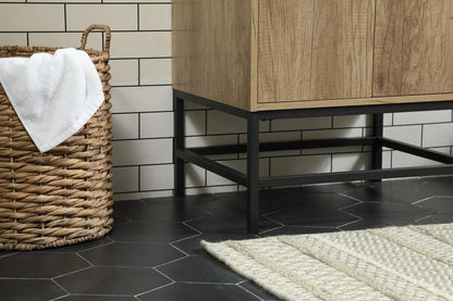 Elegant Furniture & Lighting - Eugene 24 inch Single bathroom vanity in natural oak - VF48824NT veiw 7
