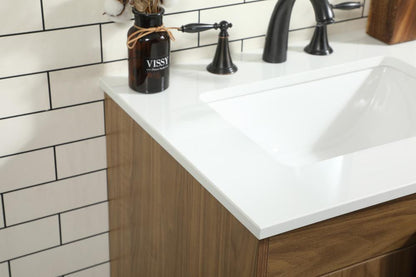 Elegant Furniture & Lighting - Eugene 24 inch Single bathroom vanity in walnut brown - VF48824WB veiw 6