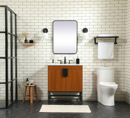 Elegant Furniture & Lighting - Eugene 30 inch Single bathroom vanity in teak - VF48830MTK veiw 5