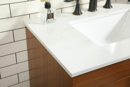 Elegant Furniture & Lighting - Eugene 30 inch Single bathroom vanity in teak - VF48830MTK veiw 6