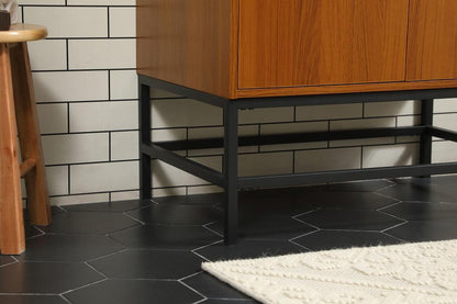 Elegant Furniture & Lighting - Eugene 30 inch Single bathroom vanity in teak - VF48830MTK veiw 7