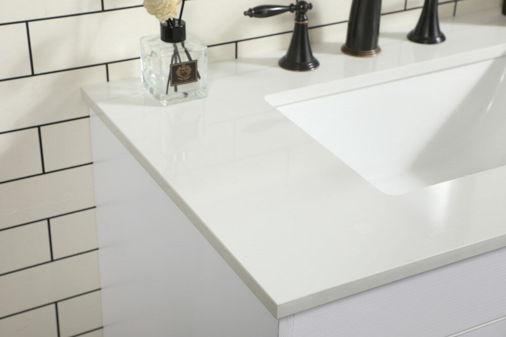 Elegant Furniture & Lighting - Eugene 30 inch Single bathroom vanity in white - VF48830MWH veiw 6