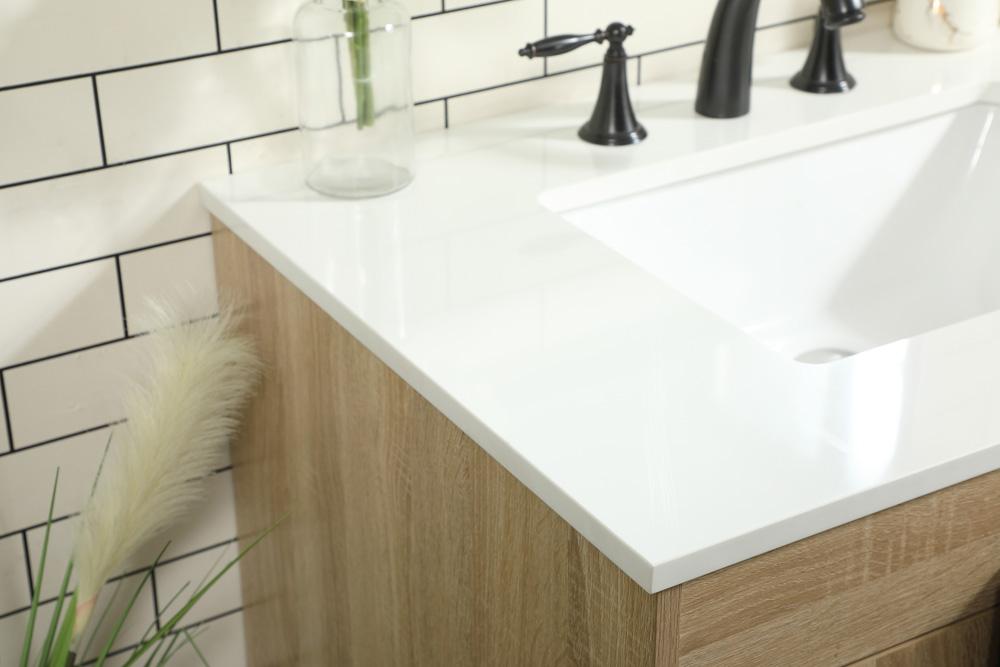Elegant Furniture & Lighting - Eugene 32 inch Single bathroom vanity in mango wood - VF48832MW veiw 6