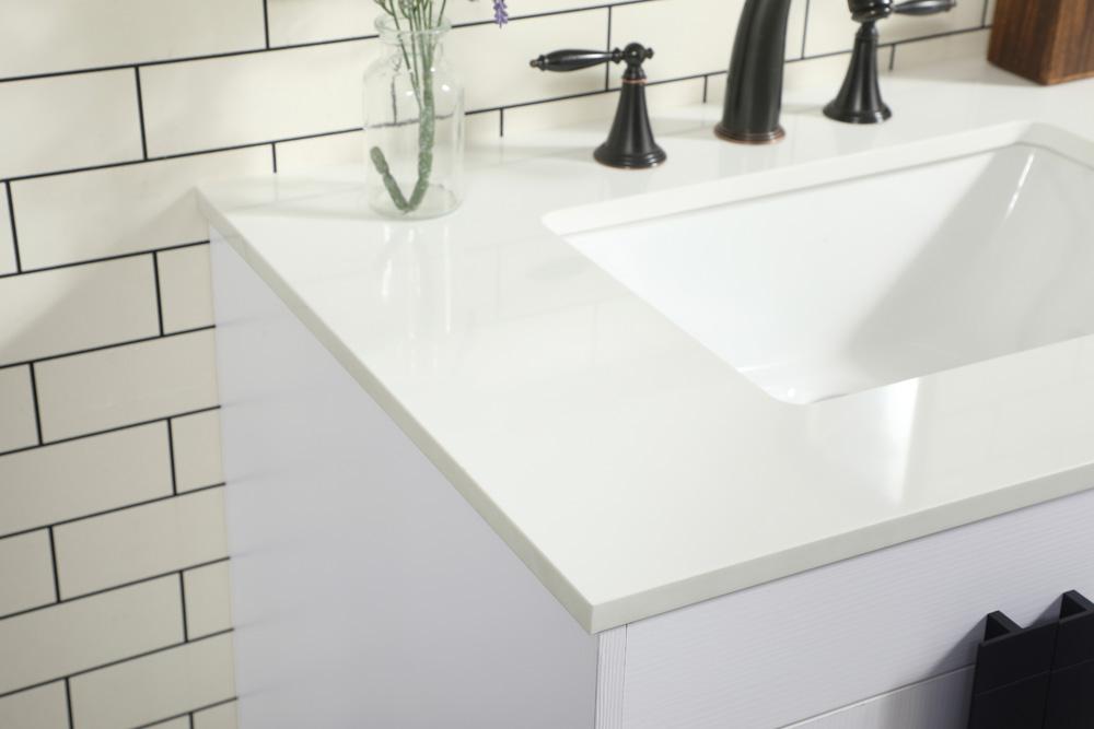 Elegant Furniture & Lighting - Eugene 32 inch Single bathroom vanity in white - VF48832MWH veiw 6