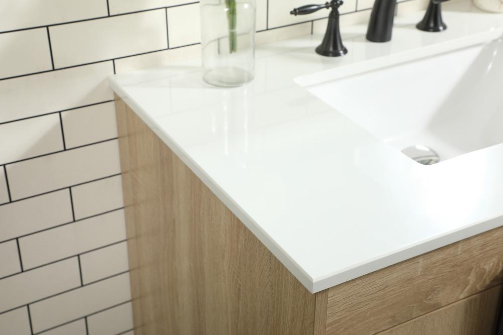 Elegant Furniture & Lighting - Eugene 36 inch Single bathroom vanity in mango wood - VF48836MW veiw 6