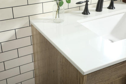 Elegant Furniture & Lighting - Eugene 36 inch Single bathroom vanity in natural oak - VF48836NT veiw 6