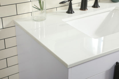 Elegant Furniture & Lighting - Eugene 36 inch Single bathroom vanity in white - VF48836MWH veiw 6