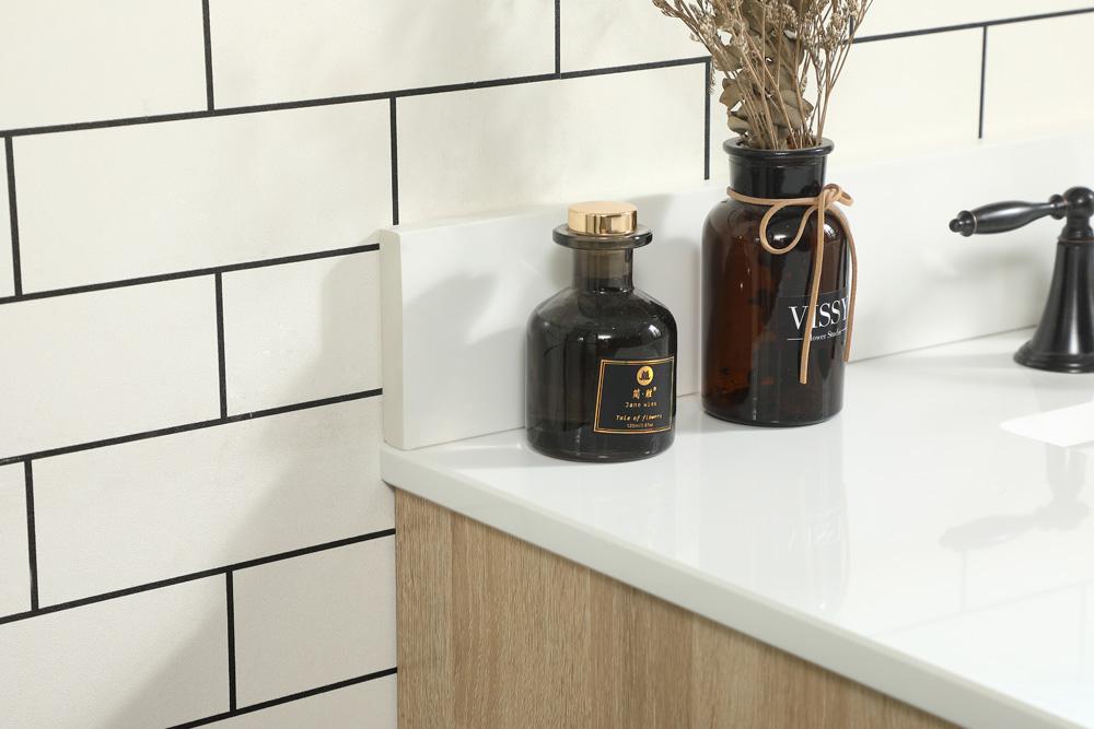Elegant Furniture & Lighting - Eugene 36 inch Single bathroom vanity in mango wood with backsplash - VF48836MW-BS veiw 6