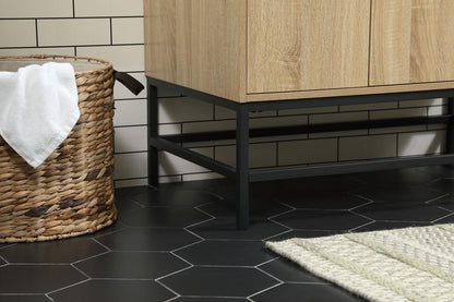 Elegant Furniture & Lighting - Eugene 36 inch Single bathroom vanity in mango wood with backsplash - VF48836MW-BS veiw 7