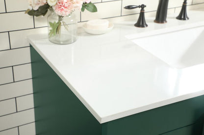 Elegant Furniture & Lighting - Eugene 42 inch Single bathroom vanity in green - VF48842MGN veiw 6