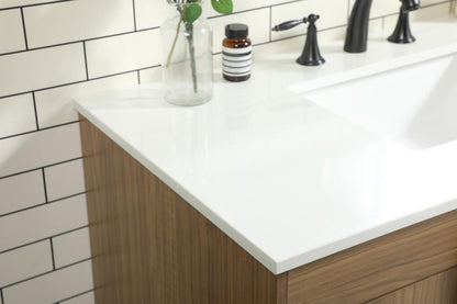 Elegant Furniture & Lighting - Eugene 42 inch Single bathroom vanity in walnut brown - VF48842WB veiw 6