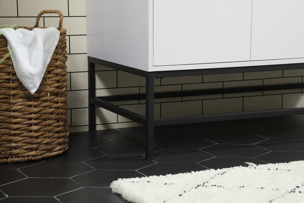 Elegant Furniture & Lighting - Eugene 42 inch Single bathroom vanity in white - VF48842MWH veiw 7