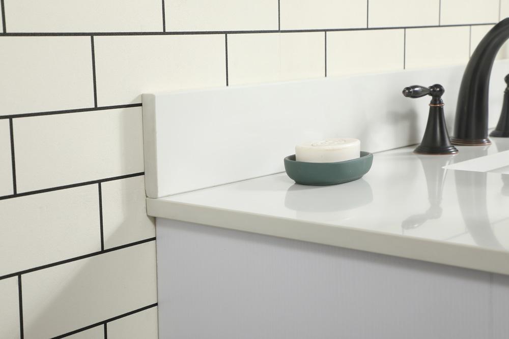 Elegant Furniture & Lighting - Eugene 42 inch Single bathroom vanity in white with backsplash - VF48842MWH-BS veiw 6