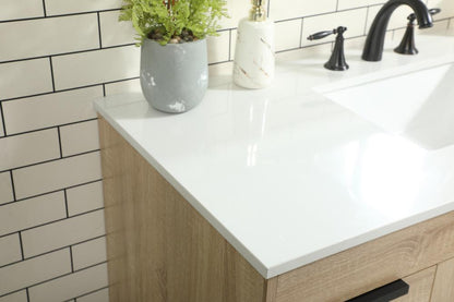 Elegant Furniture & Lighting - Eugene 48 inch Single bathroom vanity in mango wood - VF488W48MW veiw 6