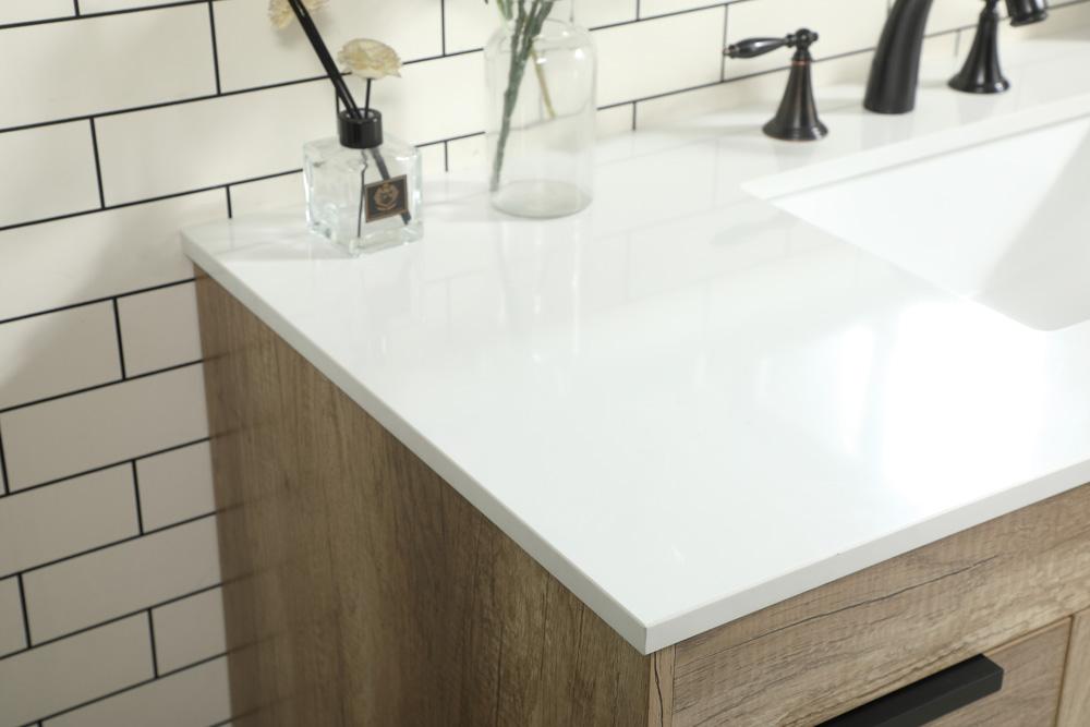Elegant Furniture & Lighting - Eugene 48 inch Single bathroom vanity in natural oak - VF488W48NT veiw 6