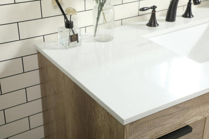 Elegant Furniture & Lighting - Eugene 48 inch Single bathroom vanity in natural oak - VF488W48NT veiw 6