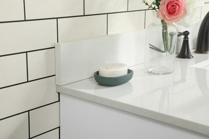 Elegant Furniture & Lighting - Eugene 48 inch Single bathroom vanity in white with backsplash - VF488W48MWH-BS veiw 6