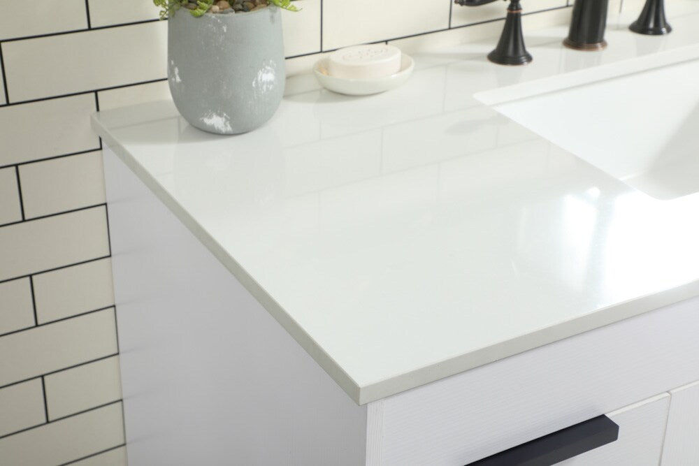 Elegant Furniture & Lighting - Eugene 48 inch Single bathroom vanity in white - VF488W48MWH veiw 6
