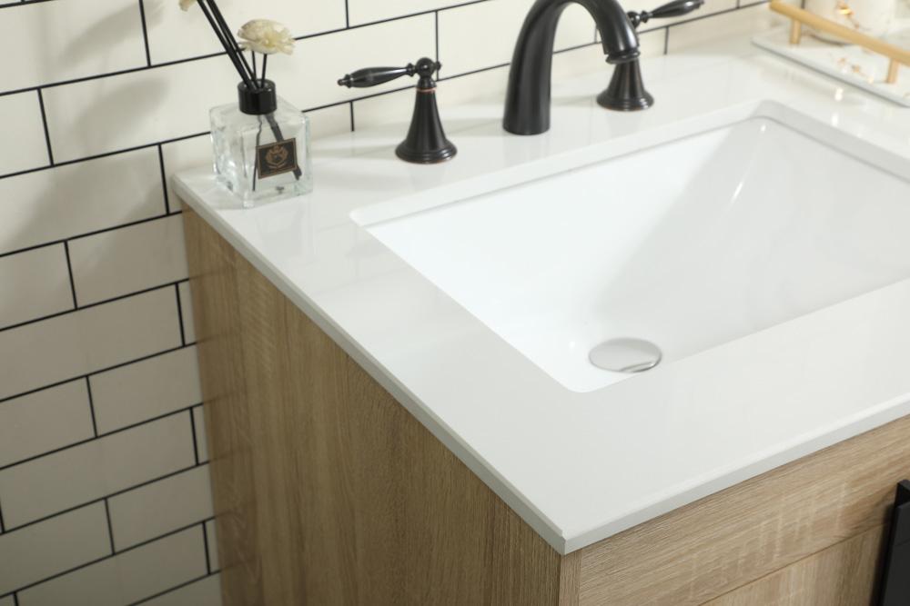 Elegant Furniture & Lighting - Eugene 60 inch double bathroom vanity in mango wood - VF48860DMW veiw 6