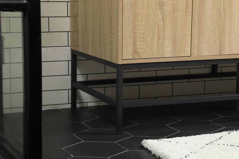 Elegant Furniture & Lighting - Eugene 60 inch double bathroom vanity in mango wood - VF48860DMW veiw 7