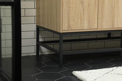 Elegant Furniture & Lighting - Eugene 60 inch double bathroom vanity in mango wood - VF48860DMW veiw 7