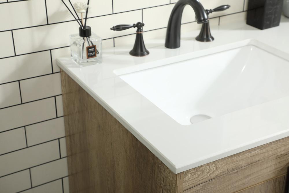 Elegant Furniture & Lighting - Eugene 60 inch double bathroom vanity in natural oak - VF48860DNT veiw 6