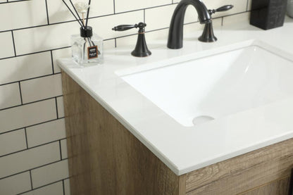 Elegant Furniture & Lighting - Eugene 60 inch double bathroom vanity in natural oak - VF48860DNT veiw 6