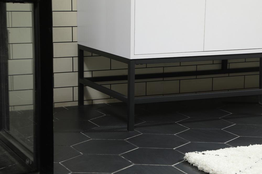 Elegant Furniture & Lighting - Eugene 60 inch double bathroom vanity in white - VF48860DMWH veiw 7