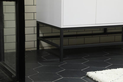 Elegant Furniture & Lighting - Eugene 60 inch double bathroom vanity in white - VF48860DMWH veiw 7