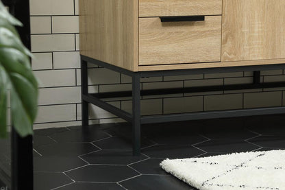 Elegant Furniture & Lighting - Eugene 60 inch Single bathroom vanity in mango wood - VF48860MW veiw 7