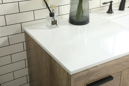 Elegant Furniture & Lighting - Eugene 60 inch Single bathroom vanity in natural oak - VF48860NT veiw 6