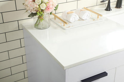Elegant Furniture & Lighting - Eugene 60 inch Single bathroom vanity in white - VF48860MWH veiw 6