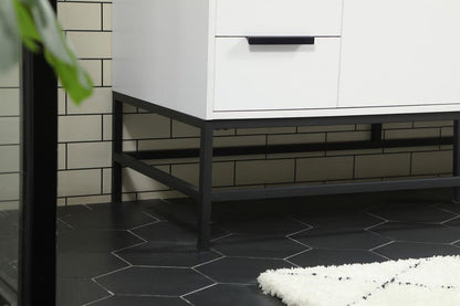 Elegant Furniture & Lighting - Eugene 60 inch Single bathroom vanity in white - VF48860MWH veiw 7