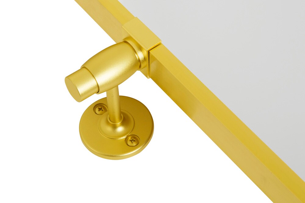 Elegant Furniture & Lighting - Everly Rectangle pivot mirror 24x20 inch in gold - MR6E2024GD veiw 4