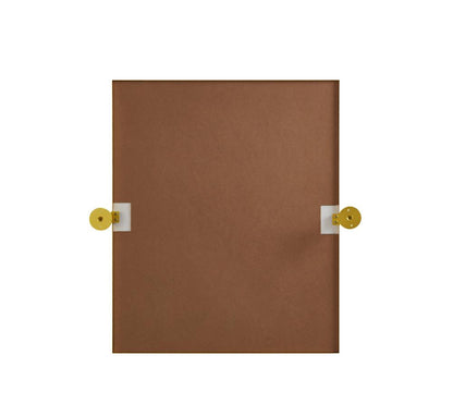 Elegant Furniture & Lighting - Everly Rectangle pivot mirror 24x20 inch in gold - MR6E2024GD veiw 6