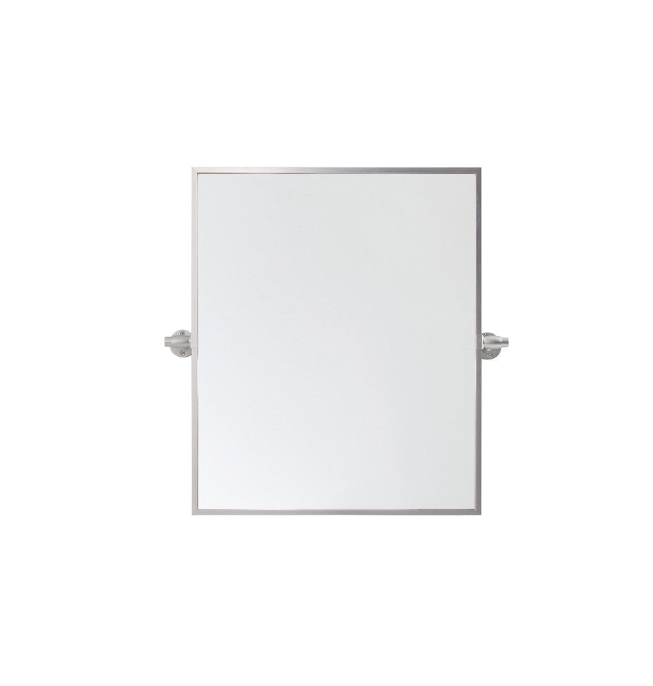 Elegant Furniture & Lighting - Everly Rectangle pivot mirror 24x20 inch in silver - MR6E2024SIL veiw 1