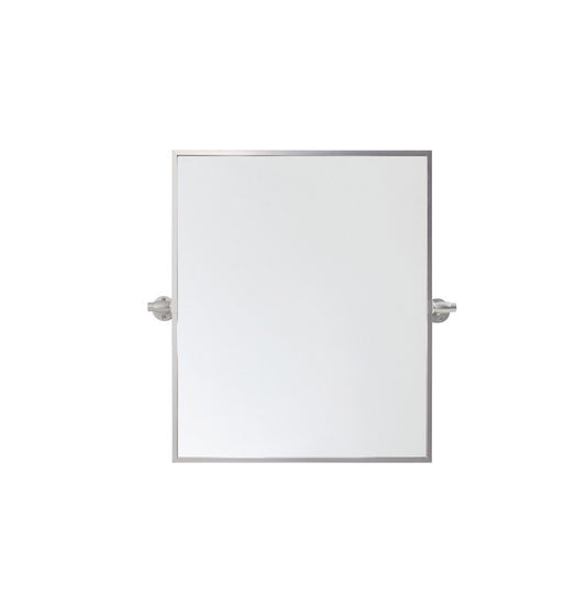 Elegant Furniture & Lighting - Everly Rectangle pivot mirror 24x20 inch in silver - MR6E2024SIL veiw 1
