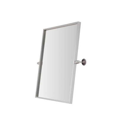 Elegant Furniture & Lighting - Everly Rectangle pivot mirror 24x20 inch in silver - MR6E2024SIL veiw 8